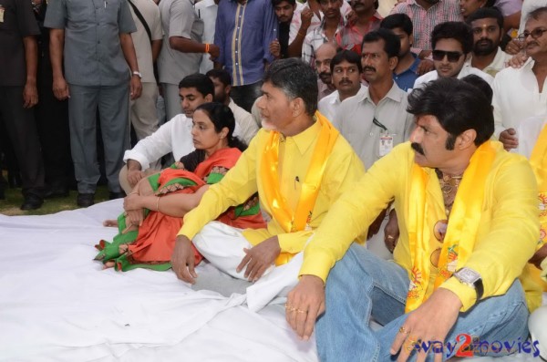 Nandamuri Family at NTR Ghat 