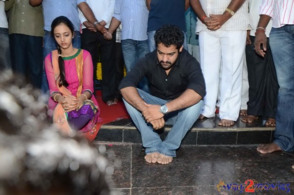 Nandamuri Family at NTR Ghat 