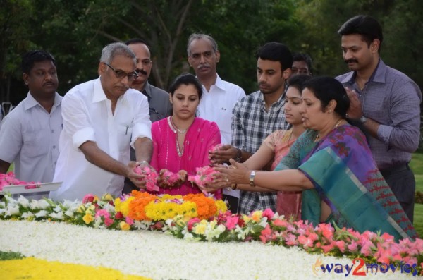 Nandamuri Family at NTR Ghat 