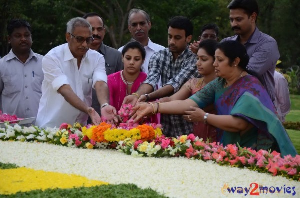 Nandamuri Family at NTR Ghat 