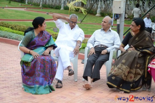 Nandamuri Family at NTR Ghat 