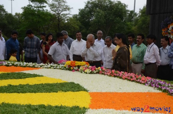 Nandamuri Family at NTR Ghat 