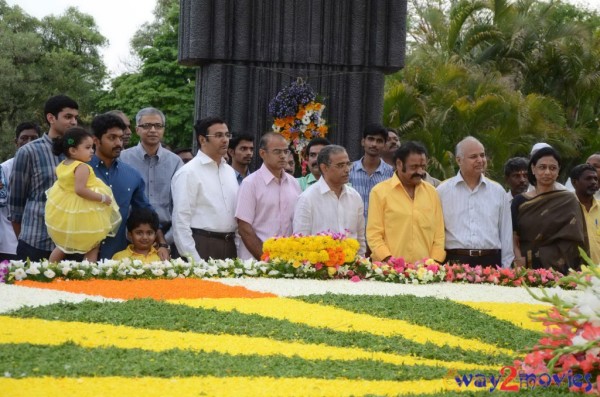 Nandamuri Family at NTR Ghat 