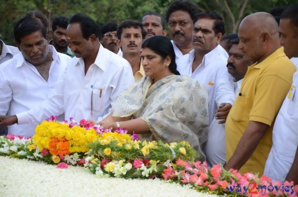 Nandamuri Family at NTR Ghat 