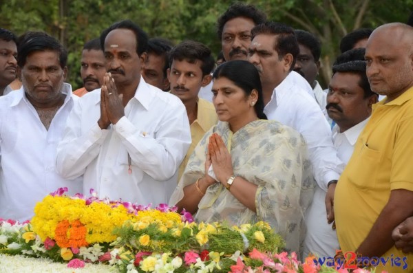 Nandamuri Family at NTR Ghat 