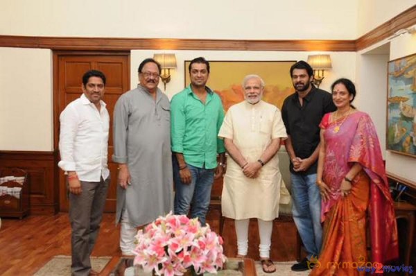 Prabhas Meets Top Politicians Photos 