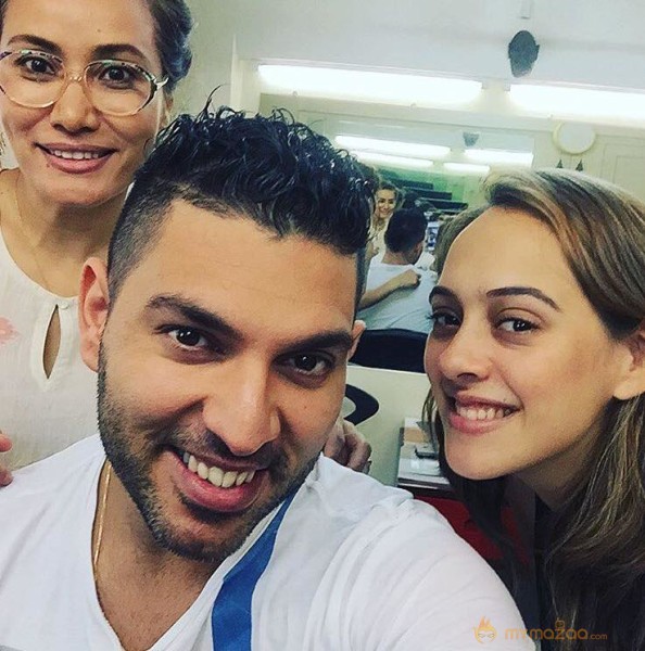 Yuvraj Singh and Hazel Keech