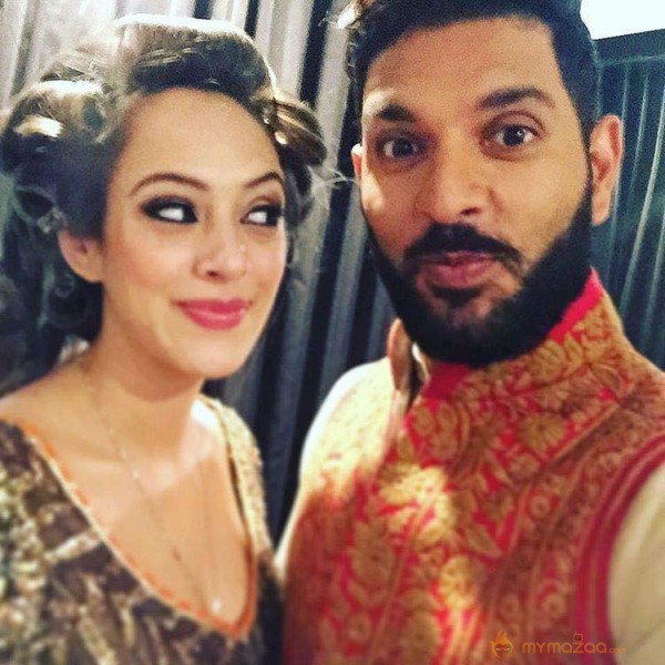 Yuvraj Singh and Hazel Keech