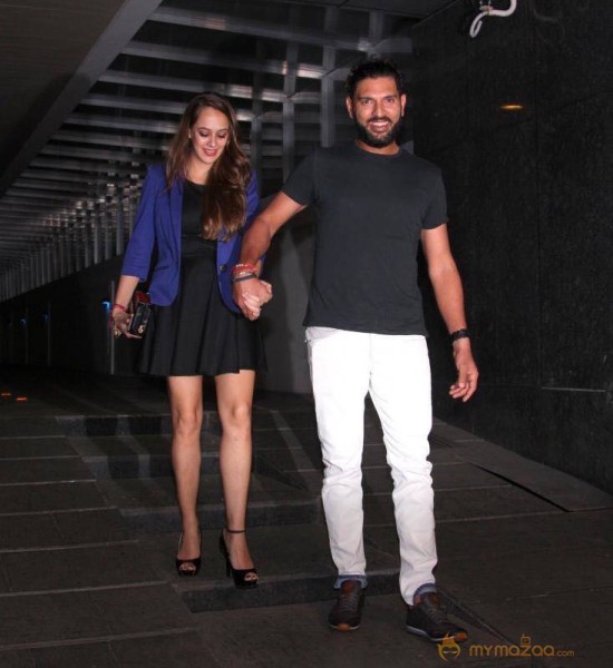 Yuvraj Singh and Hazel Keech