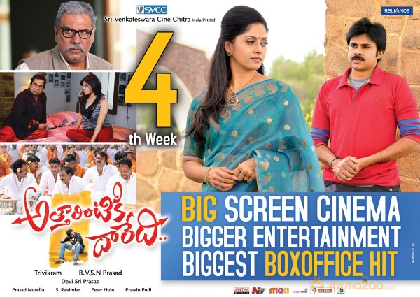 Attarintiki Daredi 4th Week New Posters 