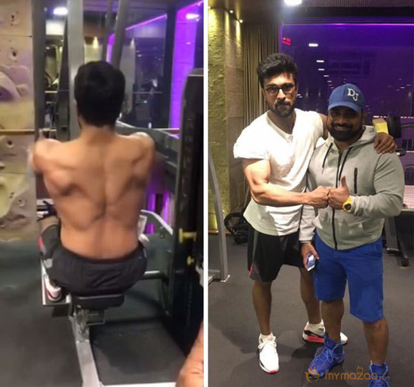 Ram Charan is training with Salman Khan and Aamir Khan Trainer for Dhruva Intro Song