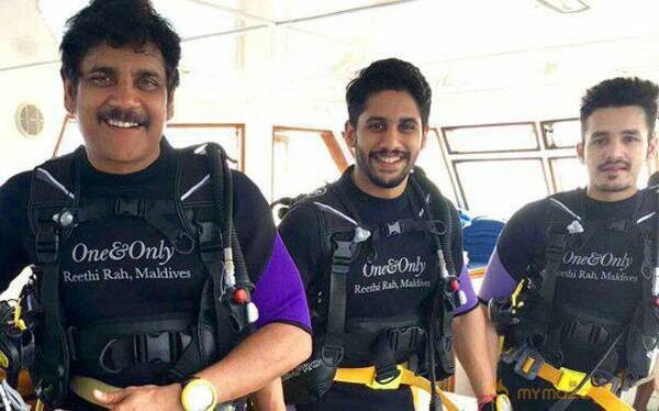 Akkineni Family Rare Photos - Nagarjuna, Naga Chaitanya and Akhil 