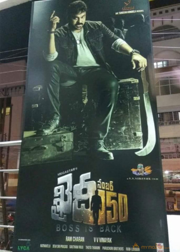  Chiranjeevi's Ferocious Look in New Poster of Khaidi Number 150