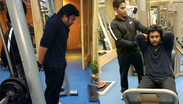 In Pics: Nara Rohit Workouts For Six Pack
