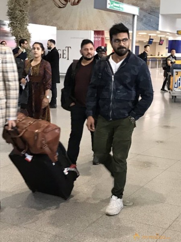 Ram Charan in USA For Dhruva Promotion 