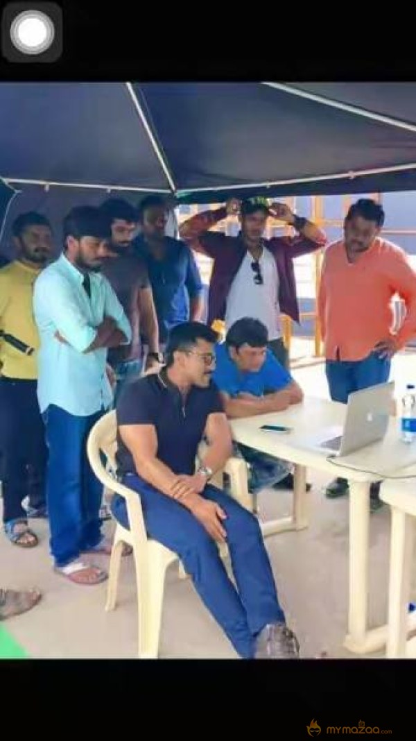 Ram Charan's Dhruva Working Stills 