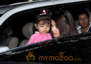 Abhishek Receives Aishwarya At Airport 