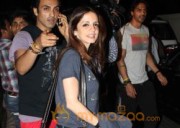 Arjun Rampal and Mehar Rampal Snapped at PVR 