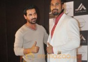 John Abraham Photos At Haymaker Gym Promotion