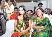 Trisha at Pothys Silk Saree Stills