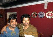 Vijay At Premji Amaran Birthday Bash