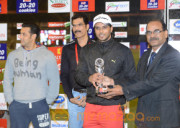 Telugu Warriors & Mumbai Heroes Teams At LB Stadium 