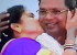 Woman kisses CM at Public Event