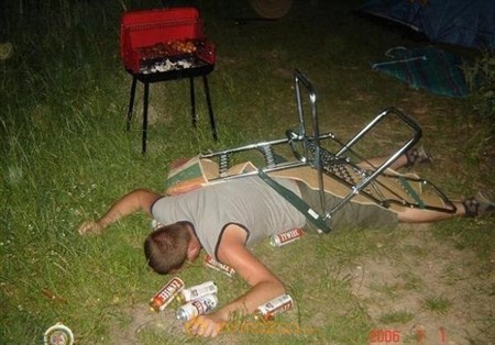 Asleep In chair