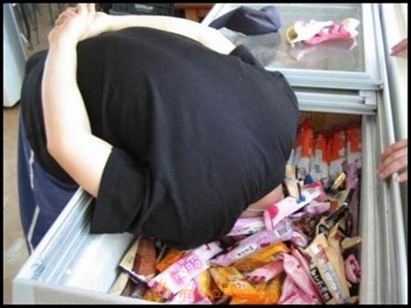 Head In Freezer