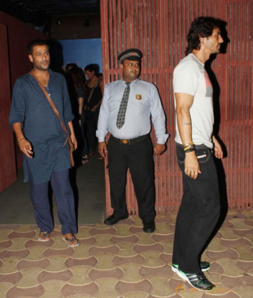 Arjun Rampal and Mehar Rampal Snapped at PVR 