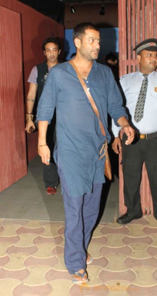 Arjun Rampal and Mehar Rampal Snapped at PVR 