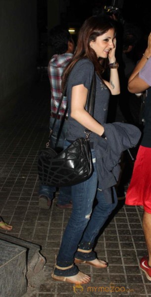 Arjun Rampal and Mehar Rampal Snapped at PVR 