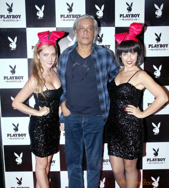 Bollywood stars bash with the Playboy rabbits
