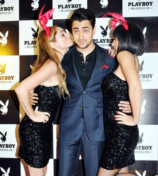 Bollywood stars bash with the Playboy rabbits