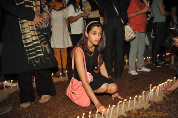 Celebs at Silent Protest on Delhi Rape Pics