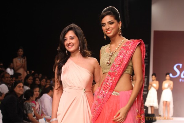 Indian Models At Saboo Fine Jewels Show at IIJW