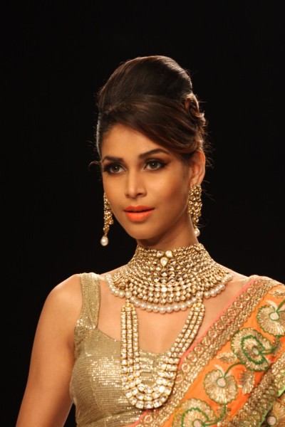 Indian Models At Saboo Fine Jewels Show at IIJW