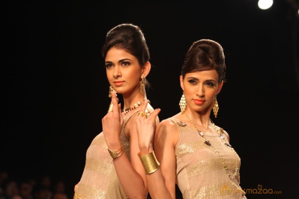 Indian Models At Saboo Fine Jewels Show at IIJW