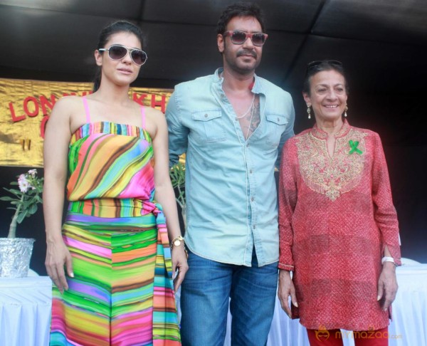 Kajol Devgn & Ajay Devgn At The Clean & Green Lonavala Event 