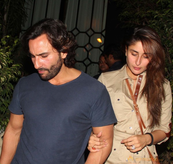 Saif Ali Khan & Kareena Kapoor Snapped In Nido 