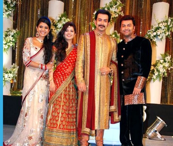 Prithviraj Supriya Menon Wedding Reception