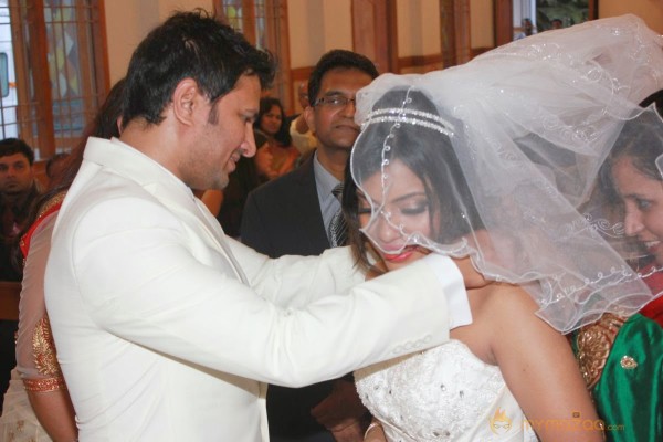 Actor Raja Amritha Marriage Reception Photos