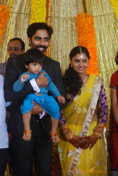 Actor Veera Bahu Wedding Reception Photos Gallery 