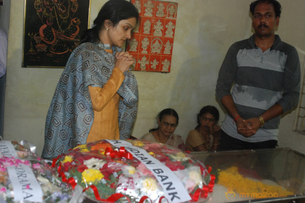 Actress Sukumari Death Cermony  