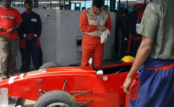 Ajith In Car Race