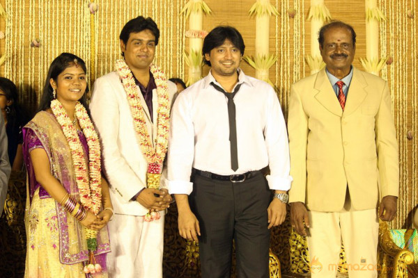 ALS Nachiyappan Son's Wedding Reception Photos 