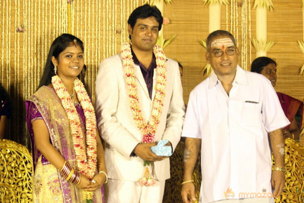 ALS Nachiyappan Son's Wedding Reception Photos 