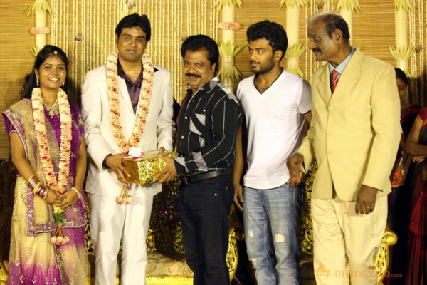 ALS Nachiyappan Son's Wedding Reception Photos 