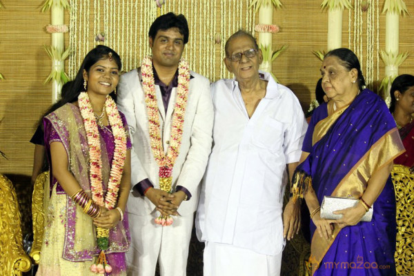 ALS Nachiyappan Son's Wedding Reception Photos 