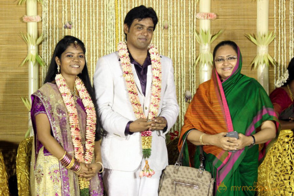 ALS Nachiyappan Son's Wedding Reception Photos 